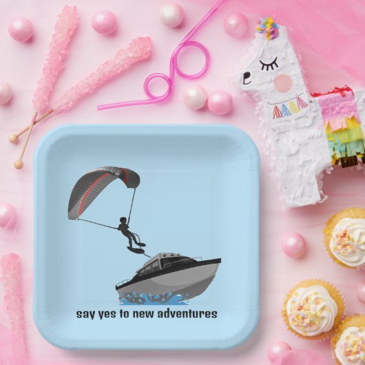 Parasailing Pappteller (Party)