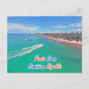 PARASAILING PUNTA CANA POSTCARD POSTKARTE