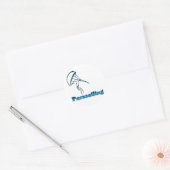 Parasailing T - Shirt und Geschenke. Runder Aufkleber (Umschlag)