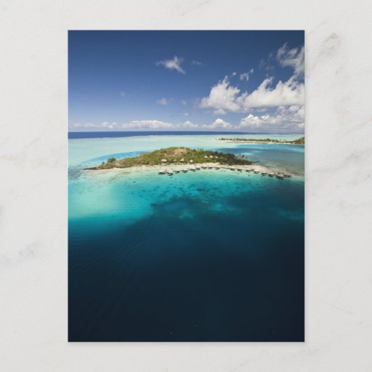 Parasailing über der schönen Lagune von Bora Postkarte (Vorderseite)