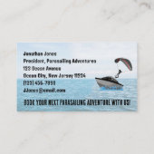 Parasailing Visitenkarte (Rückseite)