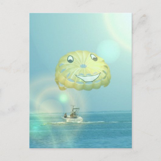 Parasailing von Postkarten (Vorderseite)
