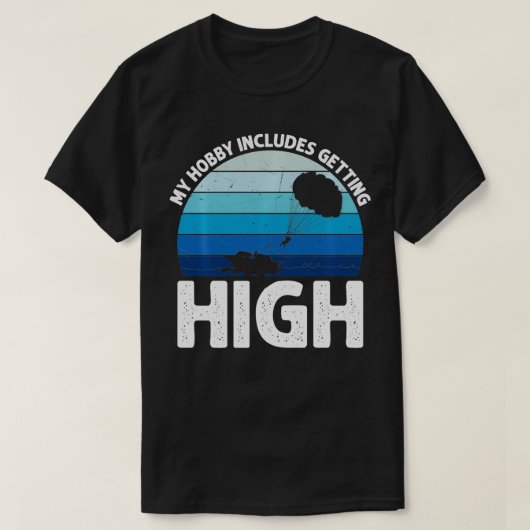 Parasaillon für Parasailing T-Shirt (Design vorne)