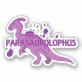 Parasaurolophus Aufkleber (Vorderseite)