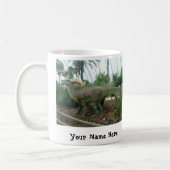 Parasaurolophus Dinosaurier Persönliche Umarmung Kaffeetasse (Links)