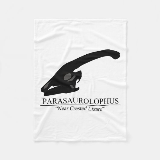 Parasaurolophus Fleecedecke (Vorderseite)