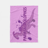 Parasaurolophus Fleecedecke (Vorderseite)