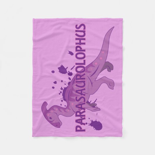 Parasaurolophus Fleecedecke (Vorderseite)