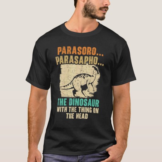 Parasaurolophus Future Paleontologist Dinosaur Ext T-Shirt (Vorderseite)