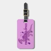 Parasaurolophus Gepäckanhänger (Vorderseite vertikal)