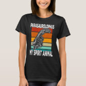 Parasaurolophus Is My Spirit Animal  Kids T-Shirt (Vorderseite)