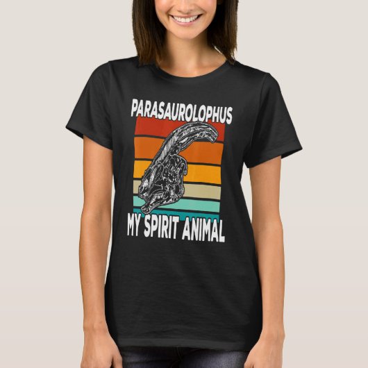 Parasaurolophus Is My Spirit Animal  Kids T-Shirt (Vorderseite)