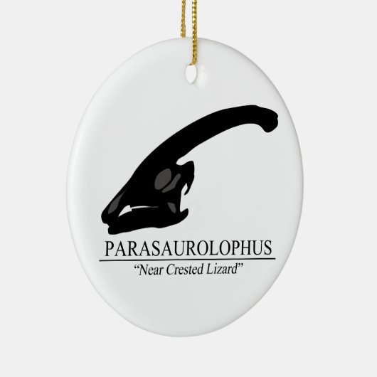 Parasaurolophus Keramik Ornament (Rechts)