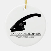 Parasaurolophus Keramik Ornament (Vorne)