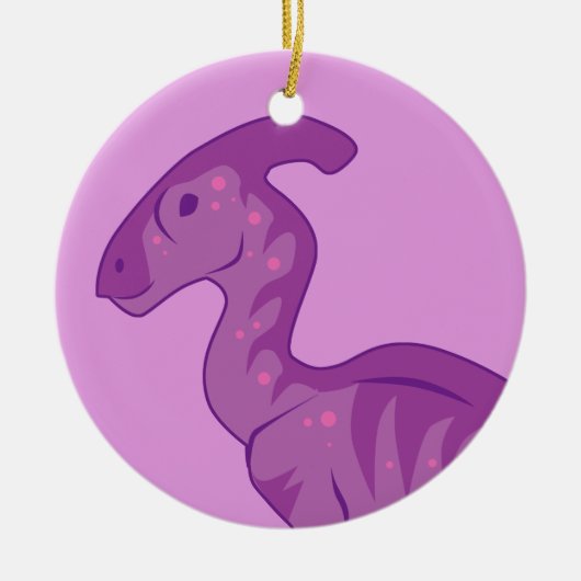 Parasaurolophus Keramikornament (Vorne)