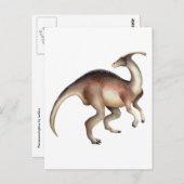 Parasaurolophus Postkarte (Vorne/Hinten)