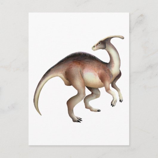 Parasaurolophus Postkarte (Vorderseite)