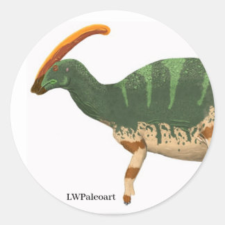 Parasaurolophus Runder Aufkleber