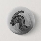 Parasaurolophus Sketch Button (Vorderseite)