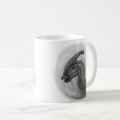 Parasaurolophus Sketch Kaffeetasse (VorderseiteRechts)