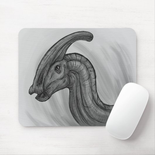Parasaurolophus Sketch Mousepad (Mit Mouse)
