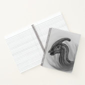 Parasaurolophus Sketch Notizblock (Innenseite)