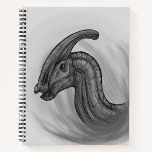 Parasaurolophus Sketch Notizblock