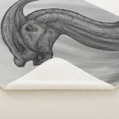 Parasaurolophus Sketch Sherpadecke (3/4)