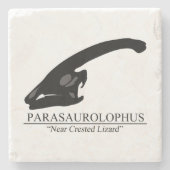 Parasaurolophus Steinuntersetzer (Vorderseite)