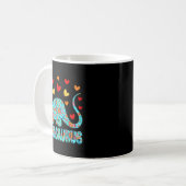 Parasaurus Paraprofessional Paraeducator Dinosaur Kaffeetasse (Vorderseite Links)
