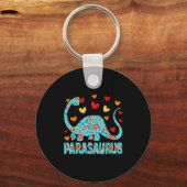 Parasaurus Paraprofessional Paraeducator Dinosaur  Schlüsselanhänger (Vorderseite)