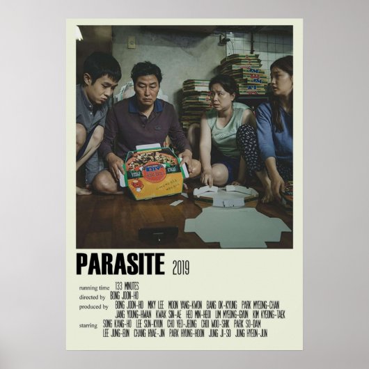 Parasit Alternative Art Movie Large 2 Poster (Vorne)