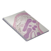 Parasitärer Fadenwurmwurm (Ascarid-SP.) Notizblock (Rechte Seite)