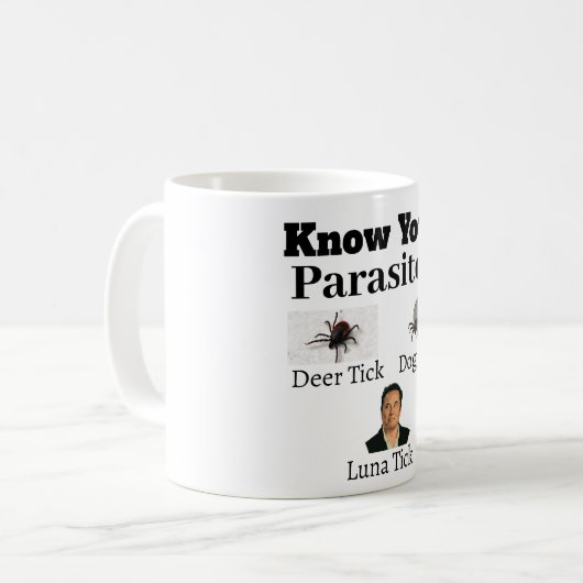 Parasiten Coffee Tasse (Vorderseite Links)