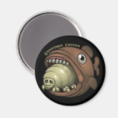 PARASITEN: Cymothoa exigua Magnet (Vorderseite/Rückseite)