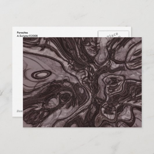 Parasiten Postkarte (Vorne/Hinten)