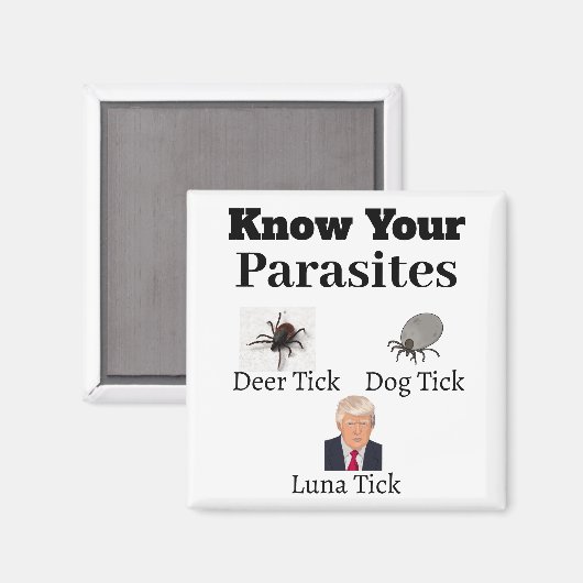Parasites Magnet (Vorderseite/Rückseite)