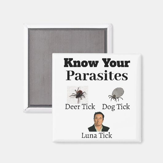 Parasites Magnet (Vorderseite/Rückseite)