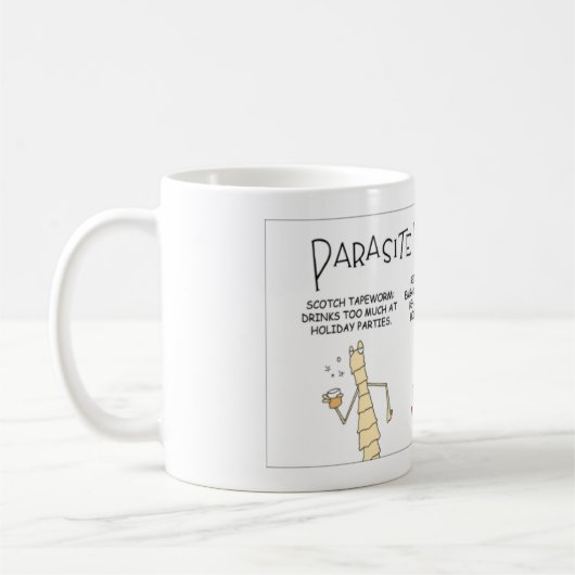 Parasitidentifizierung Kaffeetasse (Links)