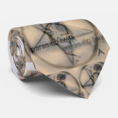 Parasitische Zwillingspaare (Pentagram-Design) Krawatte (Gerollt)