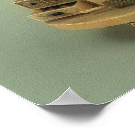 Parasol Maker, Okinomo, Edo Periode Poster (Ecke)