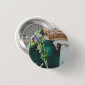 Parasol mushroom, Swedish Archipelago, Sweden Button (Vorne & Hinten)