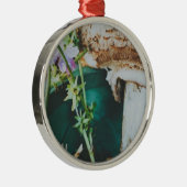 Parasol mushroom, Swedish Archipelago, Sweden Ornament Aus Metall (Rechts)