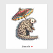 Parasol Pangolin Aufkleber (Blatt)
