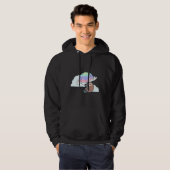 Parasol Sloth Angepasst Hoodie (Vorne ganz)