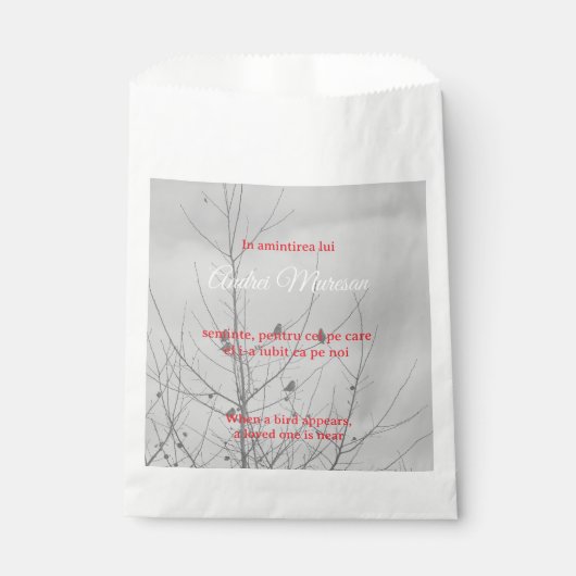 Parastas gift bags red geschenktütchen (Vorderseite)