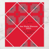 Parastas Weinflasche Weinetikett (Einzelnes Label)