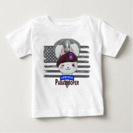 Paratrooper, 82. Im Flugzeug Baby T-shirt