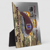 Paratrooper, 82. Im Flugzeug Fotoplatte (Seite)