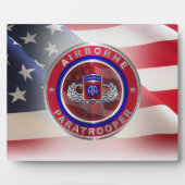 Paratrooper, 82. Im Flugzeug Fotoplatte (Vorderseite)